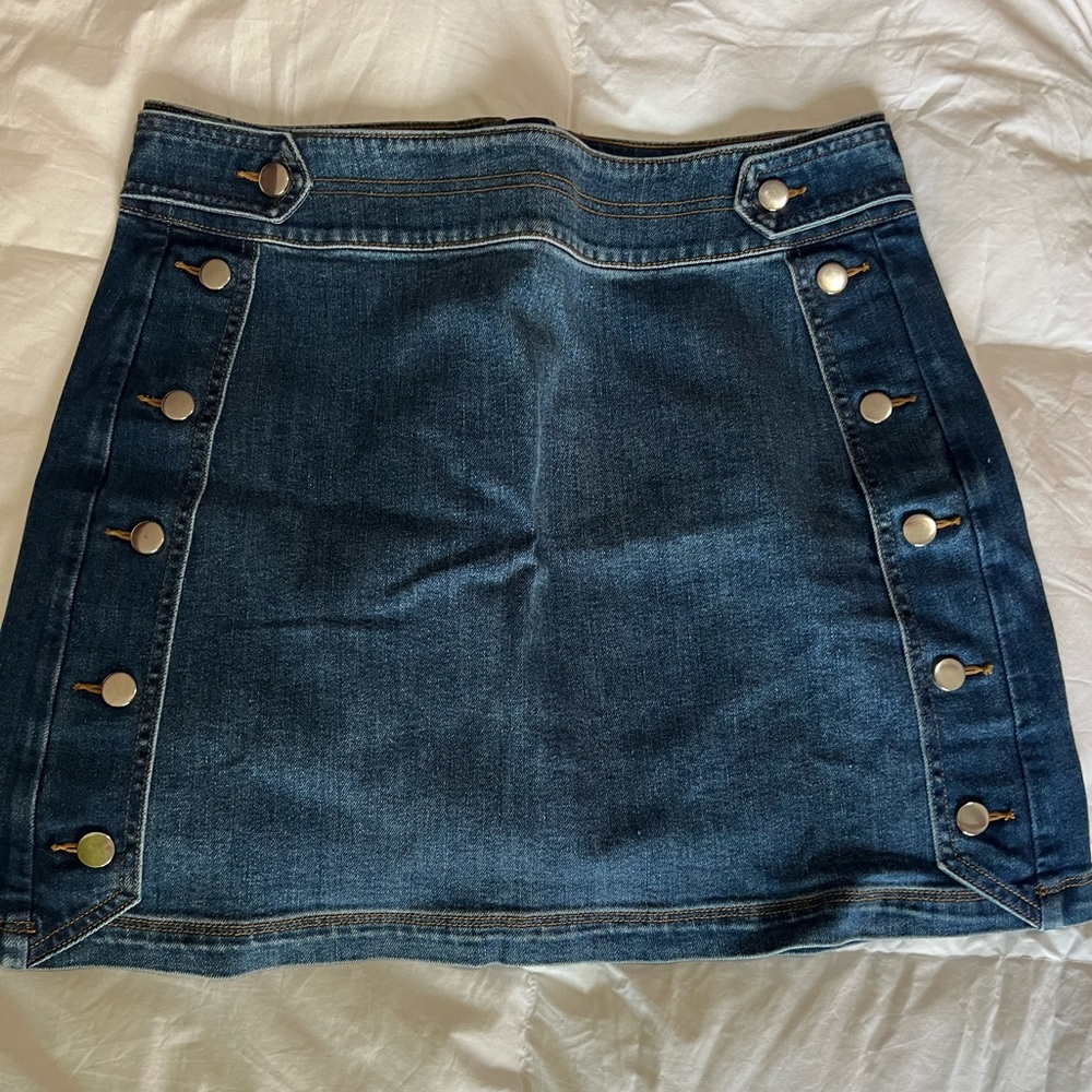 NWOT INC denim skirt (8)